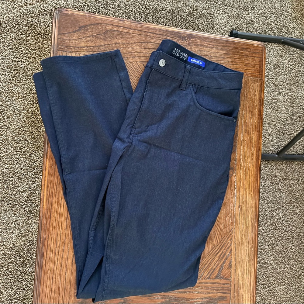 Izod Dark Blue Denim Pants